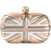 Alexander McQueen 'Britannia Skull' box clutch