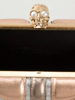 Alexander McQueen 'Britannia Skull' box clutch