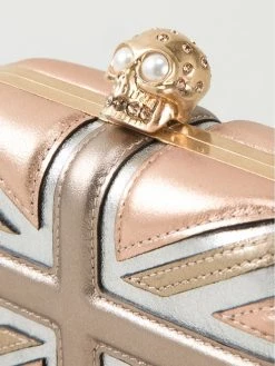 Alexander McQueen 'Britannia Skull' box clutch