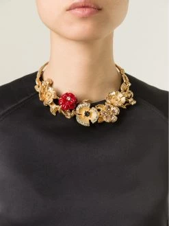 Alexander McQueen cherry blossom necklace