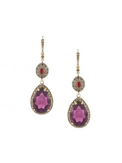 Alexander McQueen crystal drop earrings