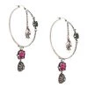 Alexander McQueen embellished hoop earrings
