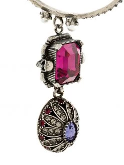 Alexander McQueen embellished hoop earrings