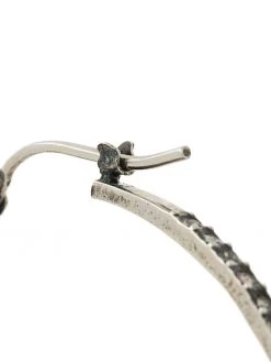 Alexander McQueen embellished hoop earrings