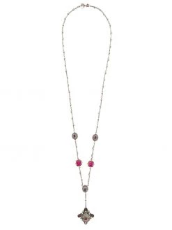 Alexander McQueen jewelled bullet pendant necklace