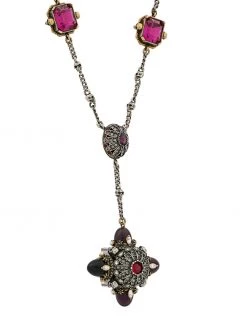 Alexander McQueen jewelled bullet pendant necklace