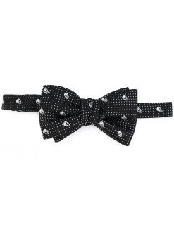 Alexander McQueen skull-print bow tie