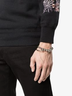 Alexander McQueen beaded skull bracelet