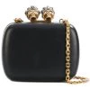 Alexander McQueen queen and king skeleton box clutch