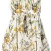 Alexander McQueen flared floral bandeau top