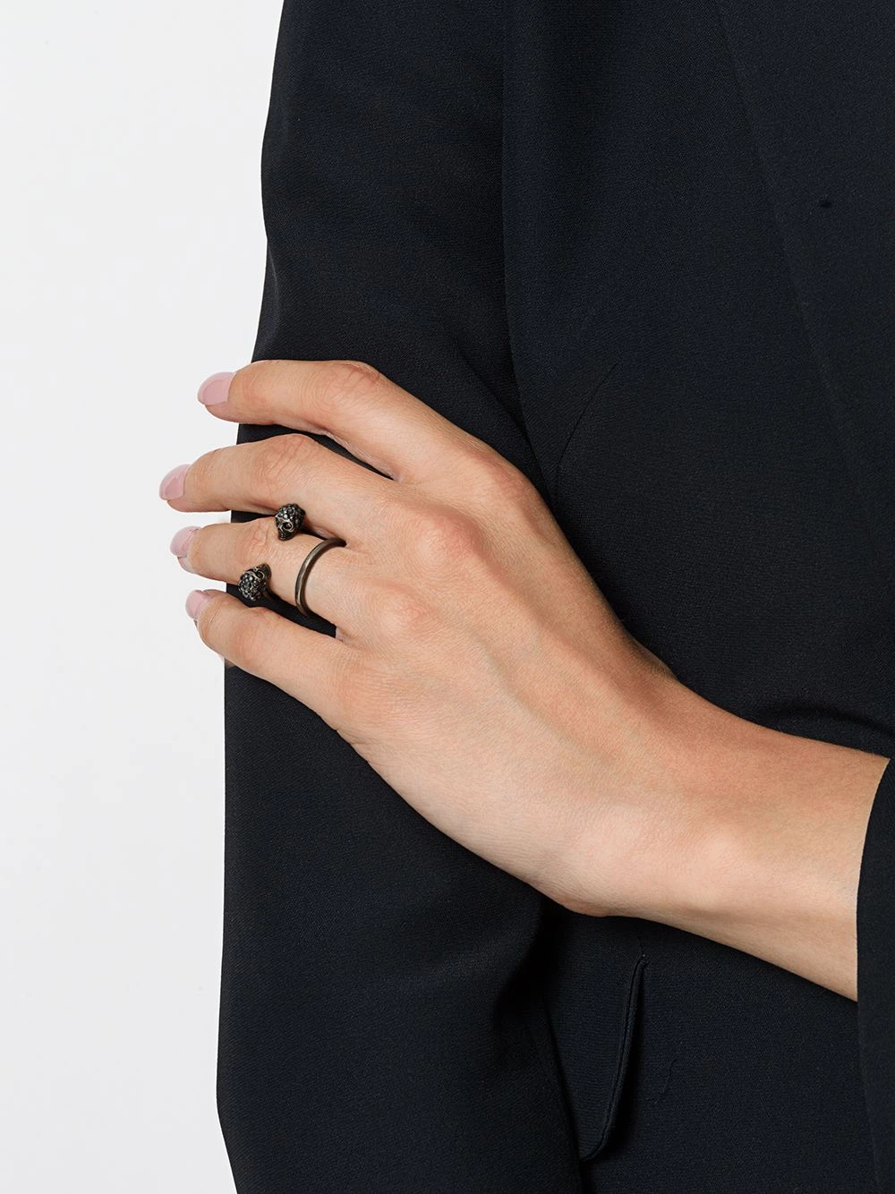 New ⌛ Alexander McQueen Skull cuff ring 😍 2 Alexander McQueen skull cuff ring