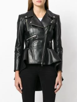 Buy ✔️ Alexander McQueen Peplum waist biker jacket 🌟 7 Alexander McQueen peplum waist biker jacket