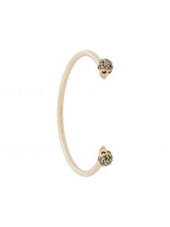 Alexander McQueen twin skull bracelet