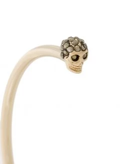 Alexander McQueen twin skull bracelet