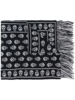 Alexander McQueen skull patterned scarf