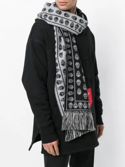 Alexander McQueen skull patterned scarf