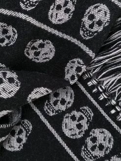 Best deal ๐ Alexander McQueen Skull patterned scarf ๐ 5 Alexander McQueen skull patterned scarf