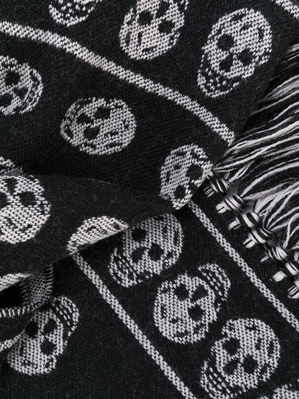 Best deal ๐ Alexander McQueen Skull patterned scarf ๐ 3 Alexander McQueen skull patterned scarf