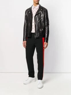 Alexander McQueen side-stripe straight trousers