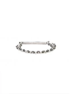 Alexander McQueen silver mini skull bracelet