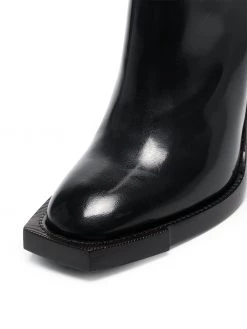 Alexander McQueen black and red hybrid 105 leather boots