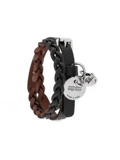 Alexander McQueen braided double cuff