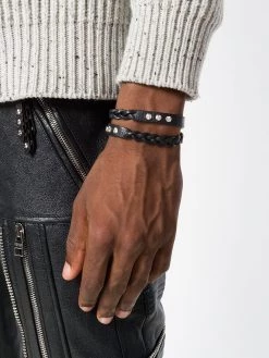 Alexander McQueen braided double cuff