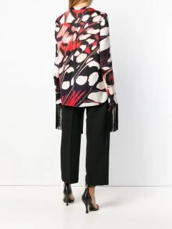Alexander McQueen butterfly print blouse