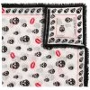 Alexander McQueen skull and lips scarf