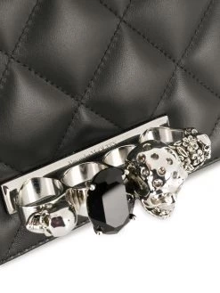 Alexander McQueen embellished quilted crossbody