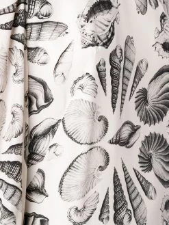 Best deal 😍 Alexander McQueen Shell print crepe 👗 dress 🛒 9 Alexander McQueen Shell print crepe dress