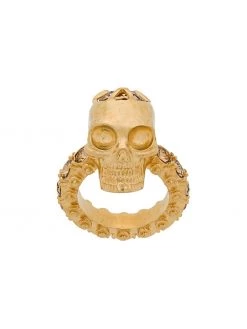 Alexander McQueen skull ring