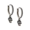 Alexander McQueen skull drop earrings