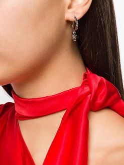 Alexander McQueen skull drop earrings