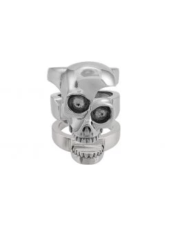 Alexander McQueen divided skull ring