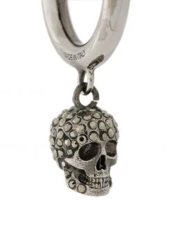 Alexander McQueen crystal-embellished skull earring