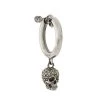 Alexander McQueen crystal-embellished skull earring