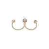 Alexander McQueen two-finger ring