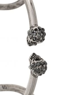Alexander McQueen S-M Skull double bangle