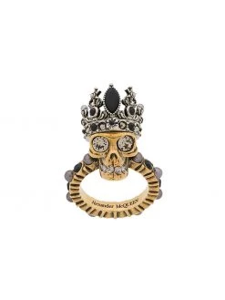 Alexander McQueen Queen Skull ring