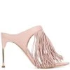 Alexander McQueen fringed mules