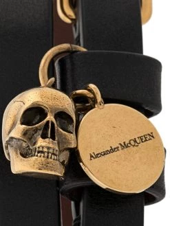 Alexander McQueen double wrap bracelet