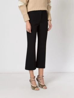 Alexander McQueen cropped flared trousers
