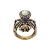 Alexander McQueen embellished spider ring