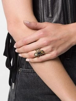 Alexander McQueen embellished spider ring