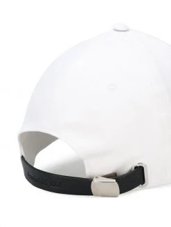 Alexander McQueen logo embroidered baseball hat
