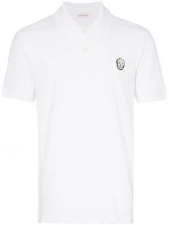 Alexander McQueen Skull logo-embroidered polo shirt