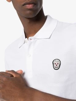 Alexander McQueen Skull logo-embroidered polo shirt