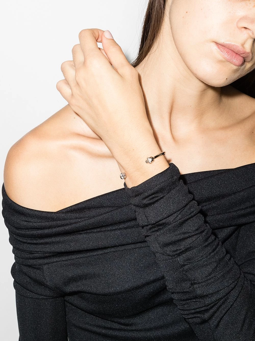 Brand new ๐ฅ Alexander McQueen Thin Twin Skull bracelet ๐ 2 Alexander McQueen Thin Twin Skull bracelet