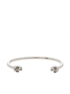 Alexander McQueen Thin Twin Skull bracelet
